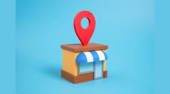 Local shop with a Google Maps pin — Google Business Profile